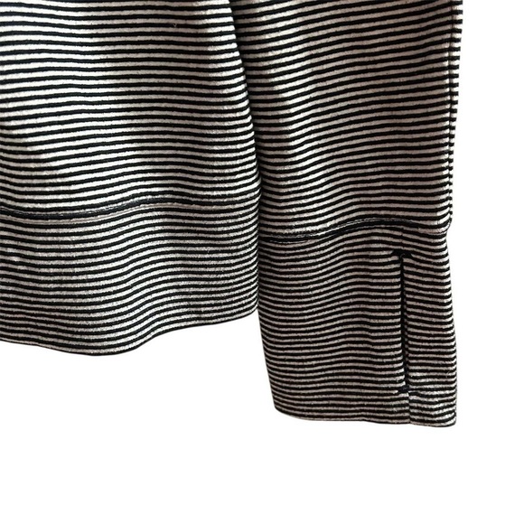 Athleta Heavenly Heights Navy and White Striped Hoodie Size Small - Picture 7 of 13